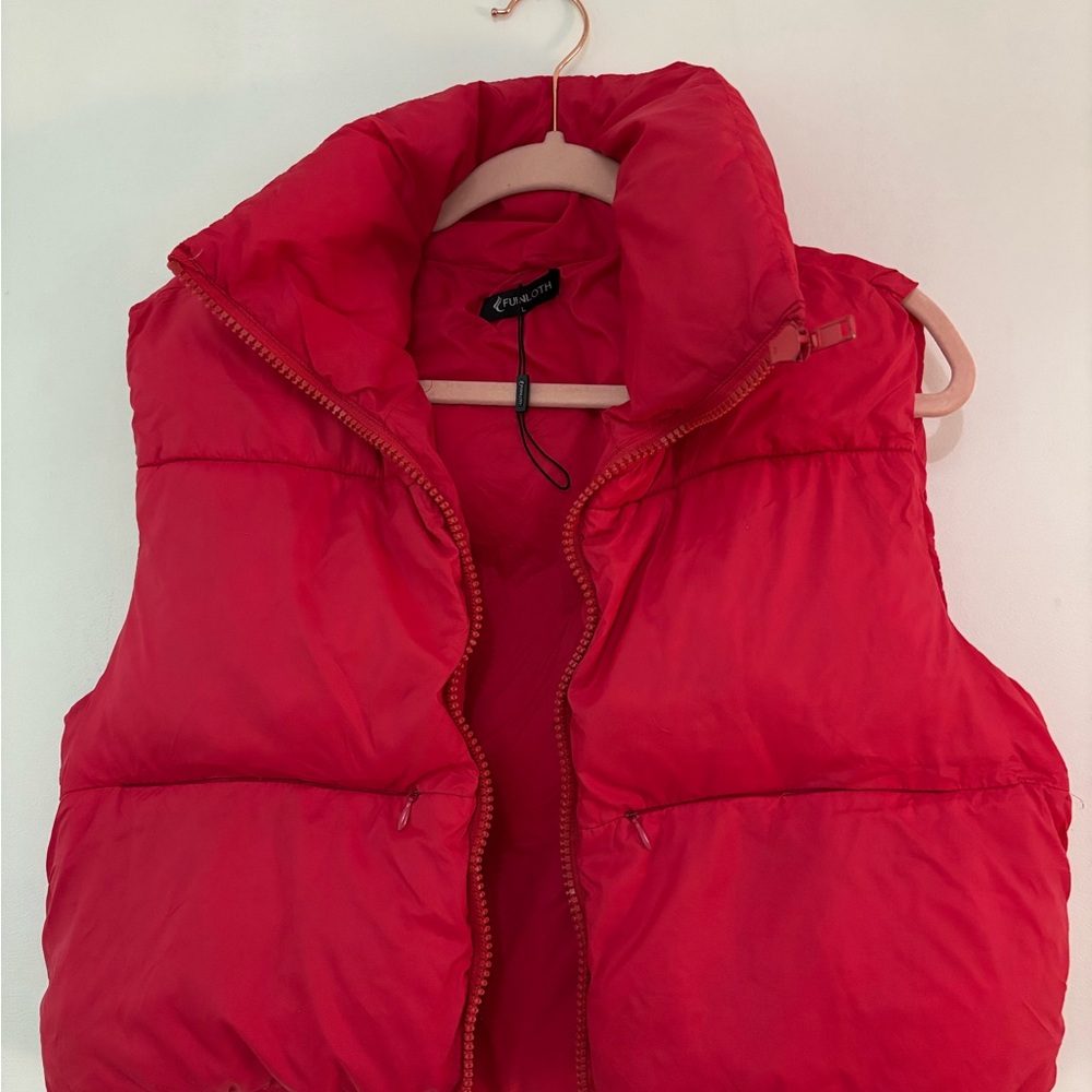 Red Puffer Vest